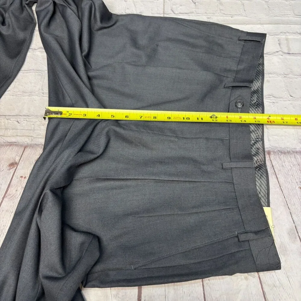 NWT Lauren Ralph Lauren Men Pleated Dress Pants 36x34 Light Gray D119 -27